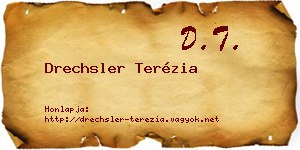 Drechsler Terézia névjegykártya