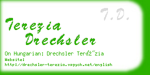 terezia drechsler business card